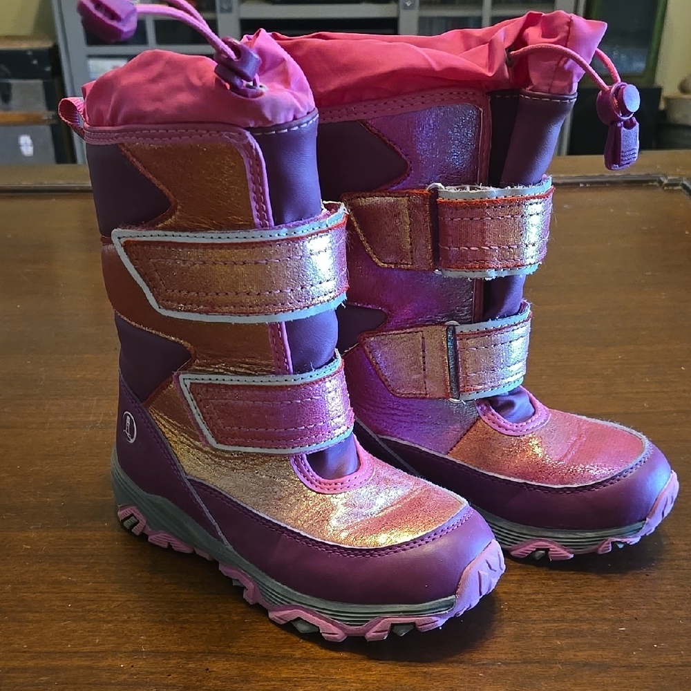 Pink and Purple Kids' Winter Boots